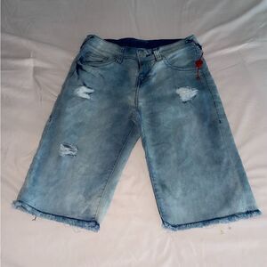 True Religion Geno Relaxed Slim Jean Shorts